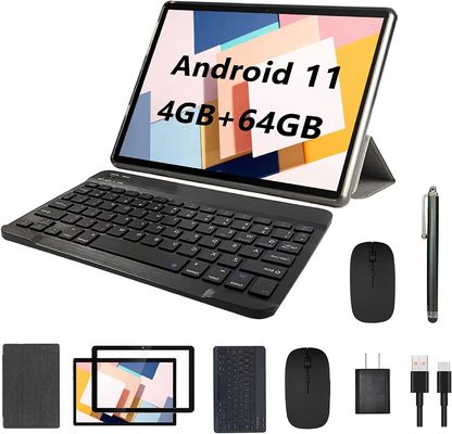 Android11 10 pulgadas quad-core de encargo Ultrabook 1280x800 IPS 4GB+64GB